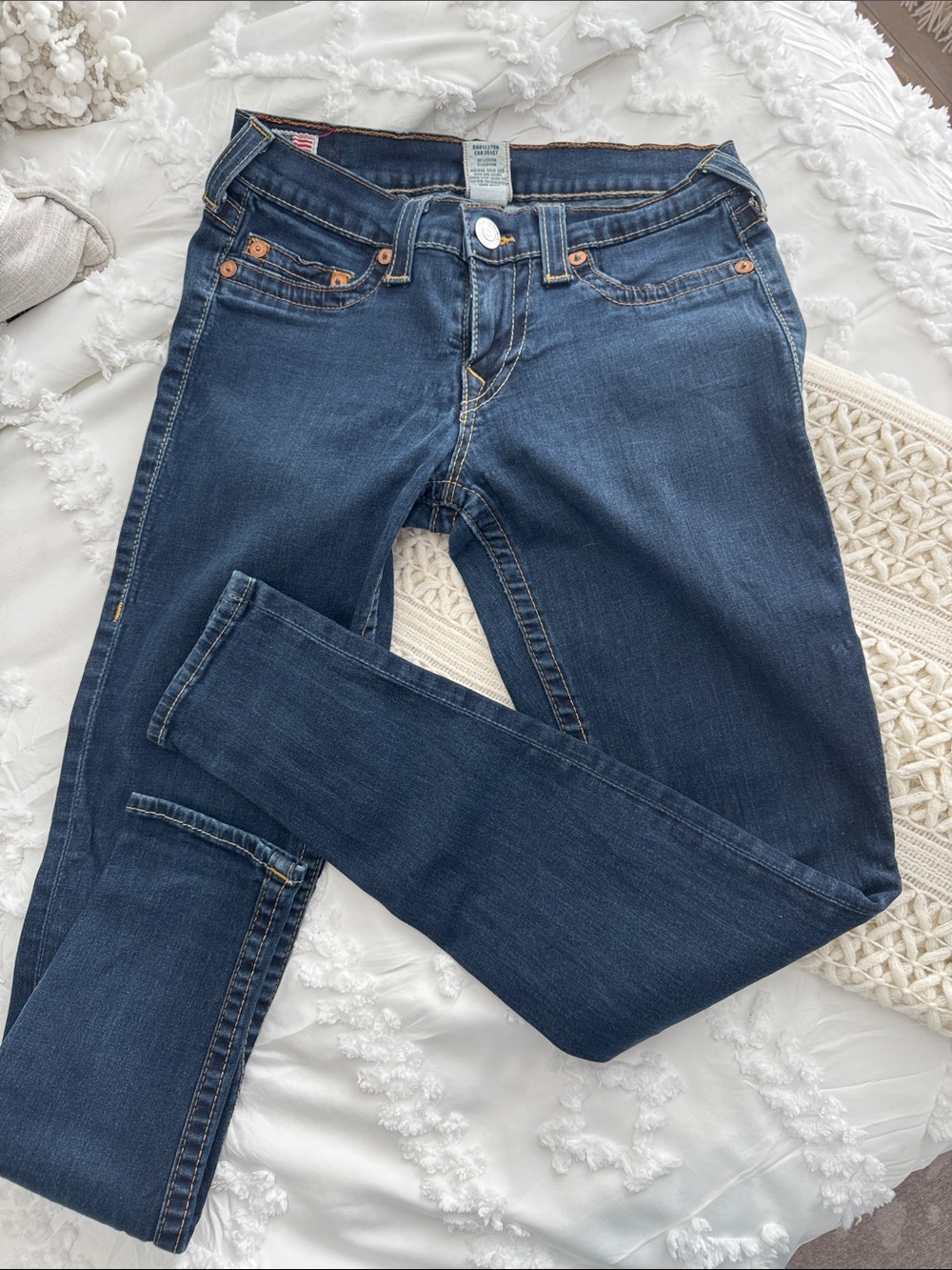 True Religion Dark Blue Women's Stretch Skinny Jeans